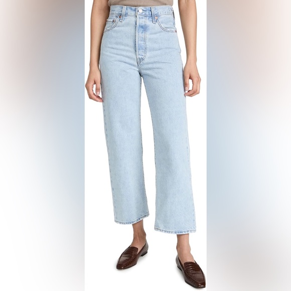 Levi’s Denim Jeans - Women’s Ribcage Straight Ankle Jeans - Size 29 - Light Blue - Picture 2 of 13